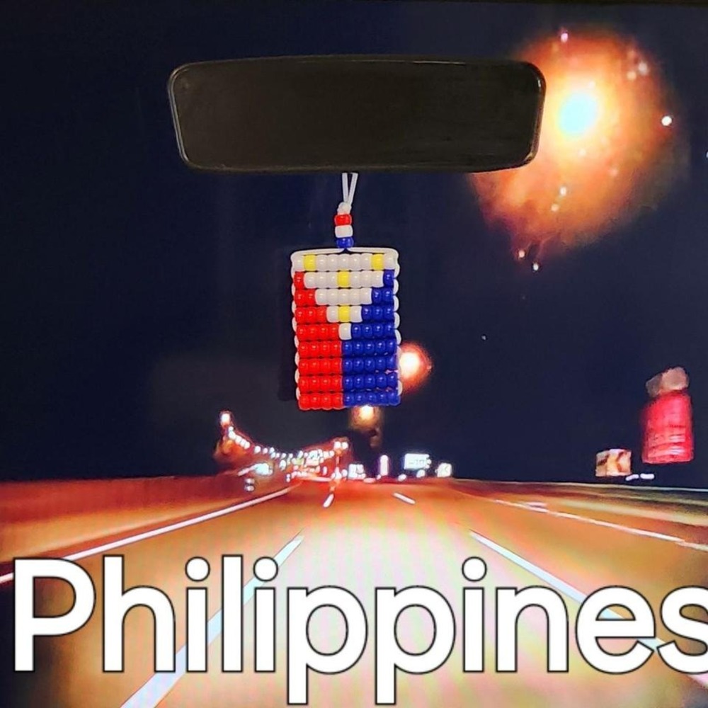 Philippines 🇵🇭 Flag Car  Mirror Danglers/Necklace‎